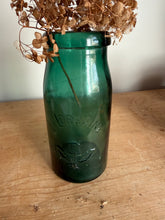 Load image into Gallery viewer, Gorgeous Green French La Lorraine Glass Jar
