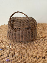 Load image into Gallery viewer, French Small vintage wicker Basket
