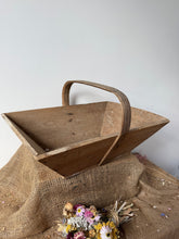 Load image into Gallery viewer, French Vintage Wooden Trug
