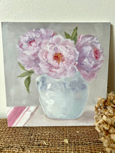 Load image into Gallery viewer, Pretty Peony Oil Painting
