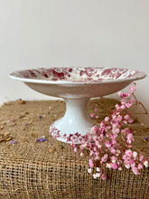 Load image into Gallery viewer, French Vintage Deep Pink Raised Compote
