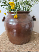 Load image into Gallery viewer, Large French Button Earred Confit Pot
