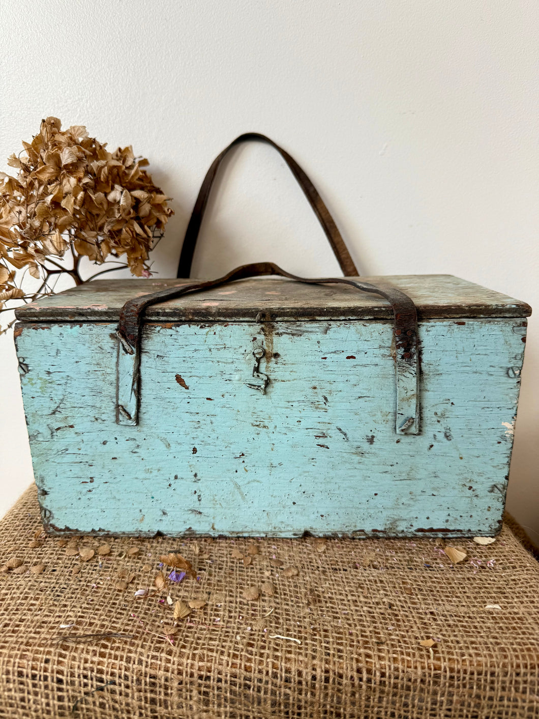 Fabulous Rustic Blue Scratch Built Box
