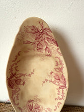 Load image into Gallery viewer, Stunning Buttery Pink Transferware Ravier
