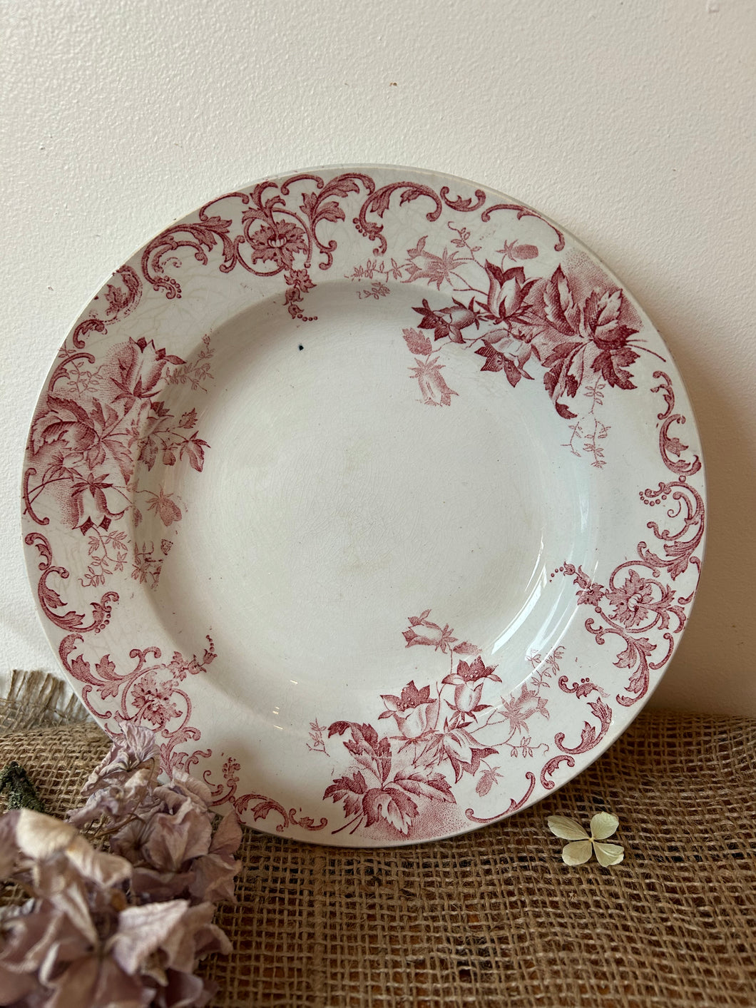 French Vintage Ironstone Dish