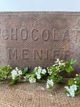 Load image into Gallery viewer, French Rustic Vintage Chocolat Menier Tin
