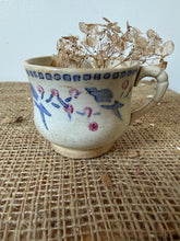 Load image into Gallery viewer, Beautiful Bird and Berries French Vintage Cup
