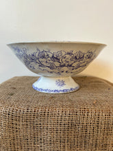 Load image into Gallery viewer, French Deep Floral Ironstone Bowl
