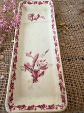 Load image into Gallery viewer, Pink Ironstone Toothbrush Dish
