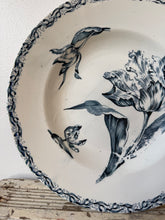 Load image into Gallery viewer, Beautiful French Blue Tulipe Ironstone Dish
