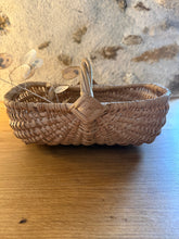 Load image into Gallery viewer, French Bleached Wicker Foraging Basket
