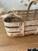 Load image into Gallery viewer, Bleached French Rustic Bentwood Basket
