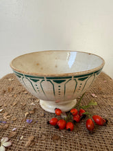 Load image into Gallery viewer, Large Green Art Deco Patterned French Cafe au Lait
