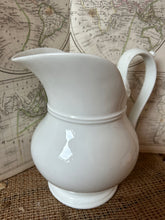 Load image into Gallery viewer, Crisp White French Ironstone Jug
