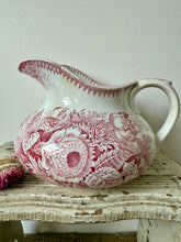 Load image into Gallery viewer, Pink Vintage Sarreguimes Jardinere Jug
