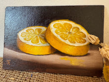 Load image into Gallery viewer, Beautiful Lemons Oil on Board
