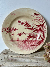 Load image into Gallery viewer, French Pink Transferware Plate
