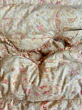 Load image into Gallery viewer, Large Vintage Neutrals Paisley Eiderdown
