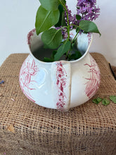 Load image into Gallery viewer, French Tubby Pink Ironstone Jug

