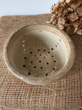 Load image into Gallery viewer, French Cream Stoneware Faisselle
