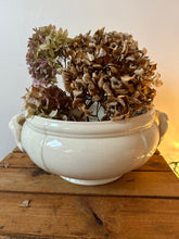 Load image into Gallery viewer, Cream French Vintage Ironstone Soupiere
