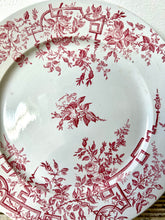 Load image into Gallery viewer, French Pink Transferware Raised Compote
