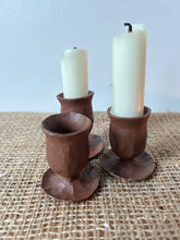 Load image into Gallery viewer, Rustic Metal Candle Holders
