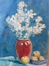 Load image into Gallery viewer, Beautiful Fruit and Floral Vintage Oil Painting
