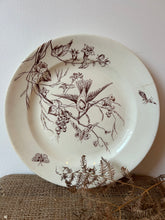 Load image into Gallery viewer, Large Neutral Transferware Platter
