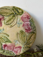 Load image into Gallery viewer, Majolica Strawberry French Plate
