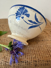 Load image into Gallery viewer, French Vintage Blue Floral Cafe au lait
