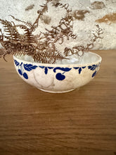 Load image into Gallery viewer, French Blue Transferware Buttery Cherry Ironstone Dish
