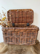 Load image into Gallery viewer, French Vintage Wicker Basket
