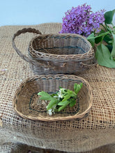 Load image into Gallery viewer, French Mini Bressan Wicker Basket
