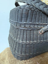 Load image into Gallery viewer, French Antique Market Basket Panier de Ferme
