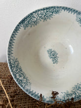 Load image into Gallery viewer, Small Green Transferware Bowl
