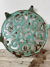 Load image into Gallery viewer, Rustic Cast Iron French Trivet
