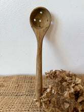 Load image into Gallery viewer, French Textured Vintage Olive Spoon
