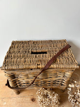 Load image into Gallery viewer, Vintage Wicker Fishing Basket in Super Condition
