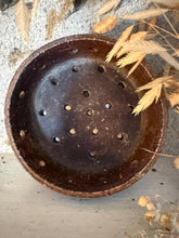 Load image into Gallery viewer, French Vintage Conker Terracotta Berry Drainer
