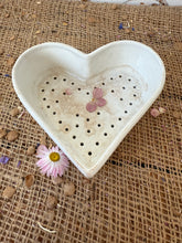Load image into Gallery viewer, Gorgeous French Ironstone Heart Faisselle
