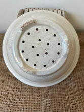 Load image into Gallery viewer, French Buttery Ironstone Drainer / Berry Bowl
