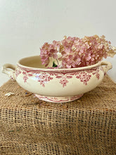 Load image into Gallery viewer, Lovely French Pink Transferware Soupiere
