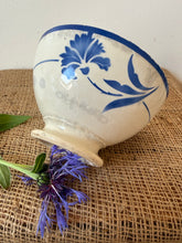 Load image into Gallery viewer, French Vintage Blue Floral Cafe au lait
