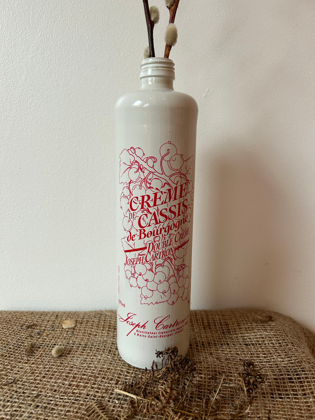 French Crème de Cassie  Bottle