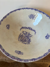 Load image into Gallery viewer, French Deep Floral Ironstone Bowl
