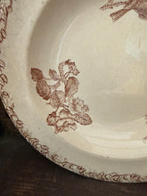 Load image into Gallery viewer, Large Sarreguimes French Neutral Tones Bird Dish
