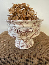 Load image into Gallery viewer, French Vintage Floral Oval Raised Tureen
