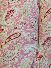 Load image into Gallery viewer, Pink Paisley Ribbon Edged Eiderdown
