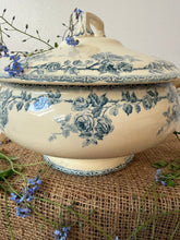 Load image into Gallery viewer, Beautiful Rose Floral Transferware Soupiere
